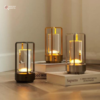 Wireless Qandlelight™ – Elegant USB-Rechargeable LED Table Lamp