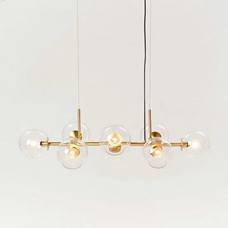 Nordic Glass Ball Chandelier – Modern Elegance with Timeless Charm