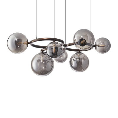 Modern Dining Table Pendant Light – Stylish LED Ceiling Lamp with Adjustable Rings