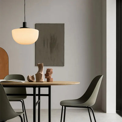 Modern Glass Globe Pendant Light – Elegant Lighting for Kitchens & Dining Areas