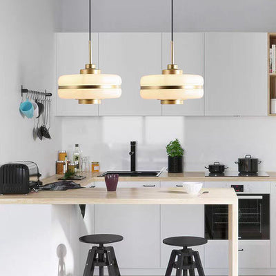 Nordic Luxury Glass Pendant Light – Minimalist Elegance for Modern Interiors
