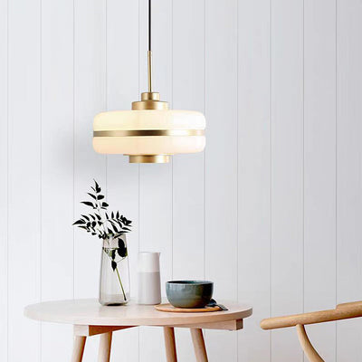 Nordic Luxury Glass Pendant Light – Minimalist Elegance for Modern Interiors