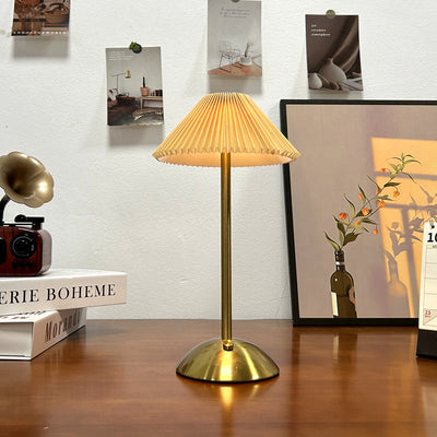 Scandinavian Wireless Table Lamp – Rechargeable LED with Touch Control