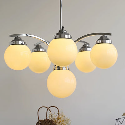 Retro Salamanca Chandelier – Glamorous Elegance in Soft Pastel Tones