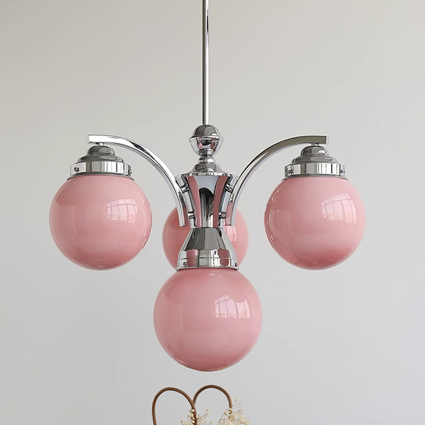 Retro Salamanca Chandelier – Glamorous Elegance in Soft Pastel Tones