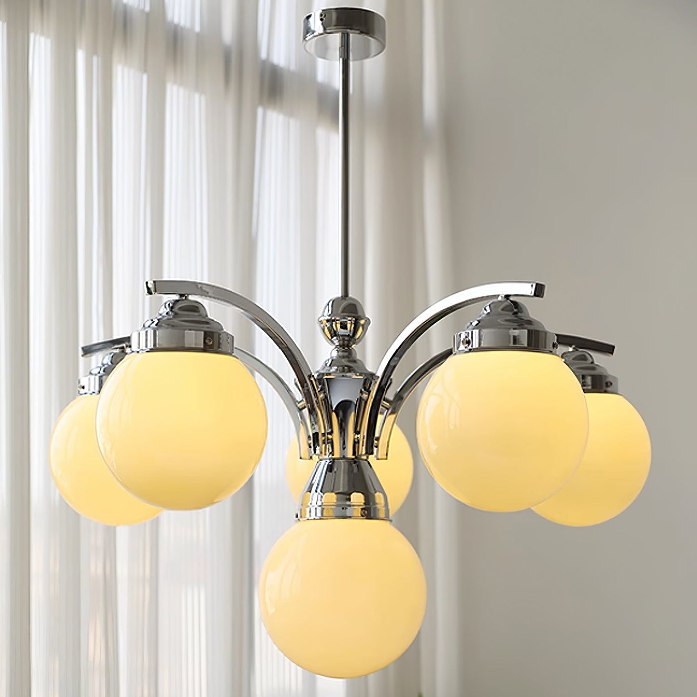 Retro Salamanca Chandelier – Glamorous Elegance in Soft Pastel Tones