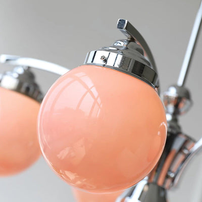 Retro Salamanca Chandelier – Glamorous Elegance in Soft Pastel Tones