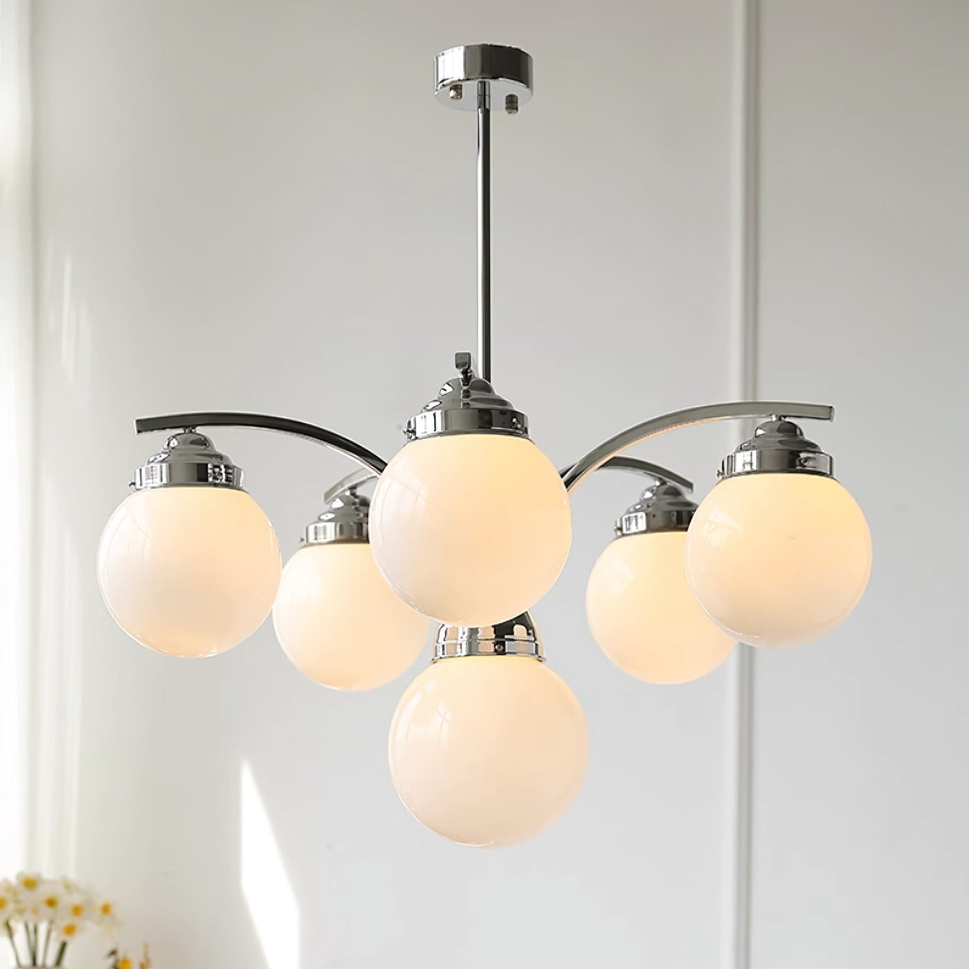 Retro Salamanca Chandelier – Glamorous Elegance in Soft Pastel Tones