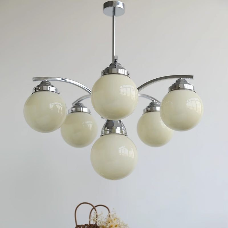 Retro Salamanca Chandelier – Glamorous Elegance in Soft Pastel Tones