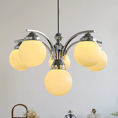 Retro Salamanca Chandelier – Glamorous Elegance in Soft Pastel Tones