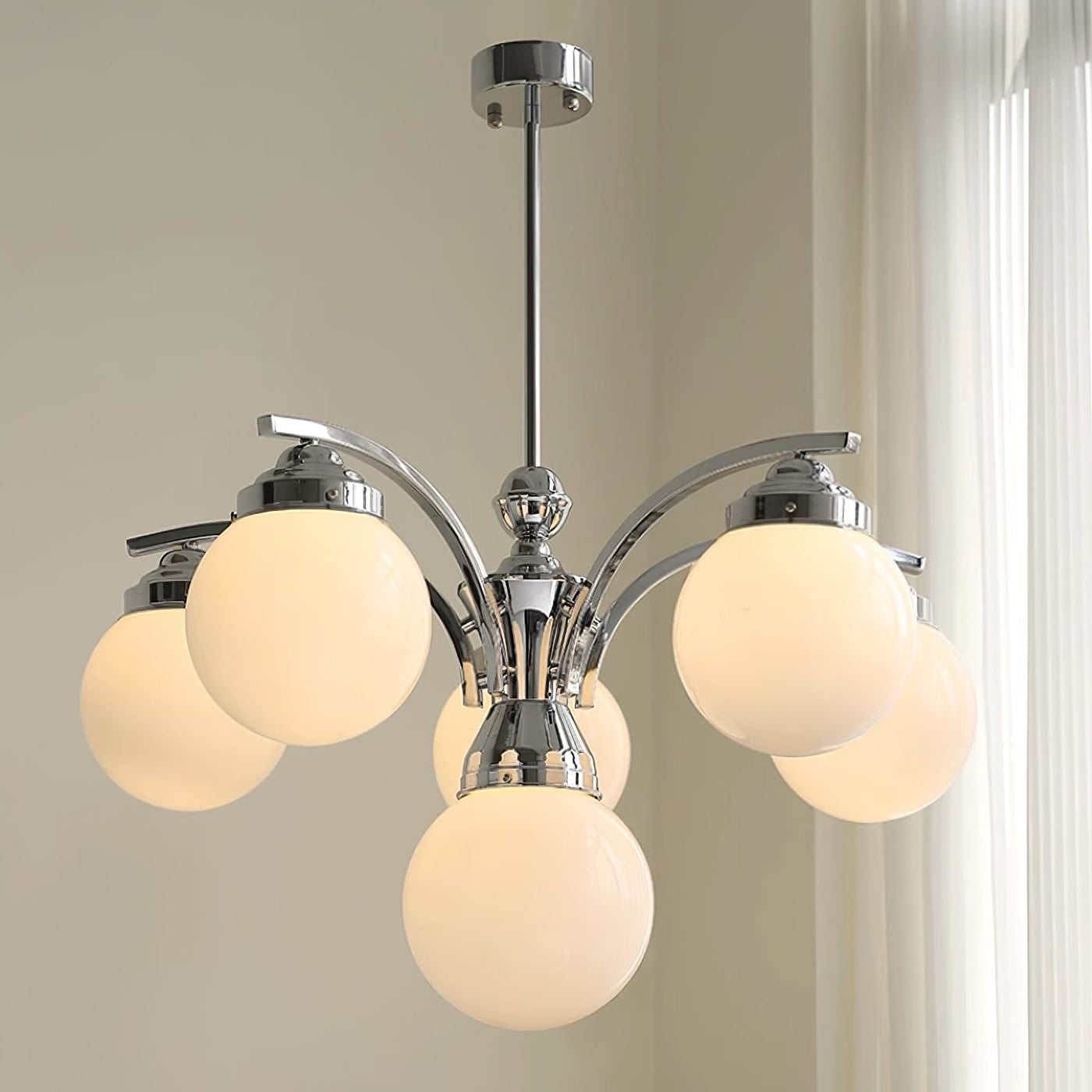 Retro Salamanca Chandelier – Glamorous Elegance in Soft Pastel Tones