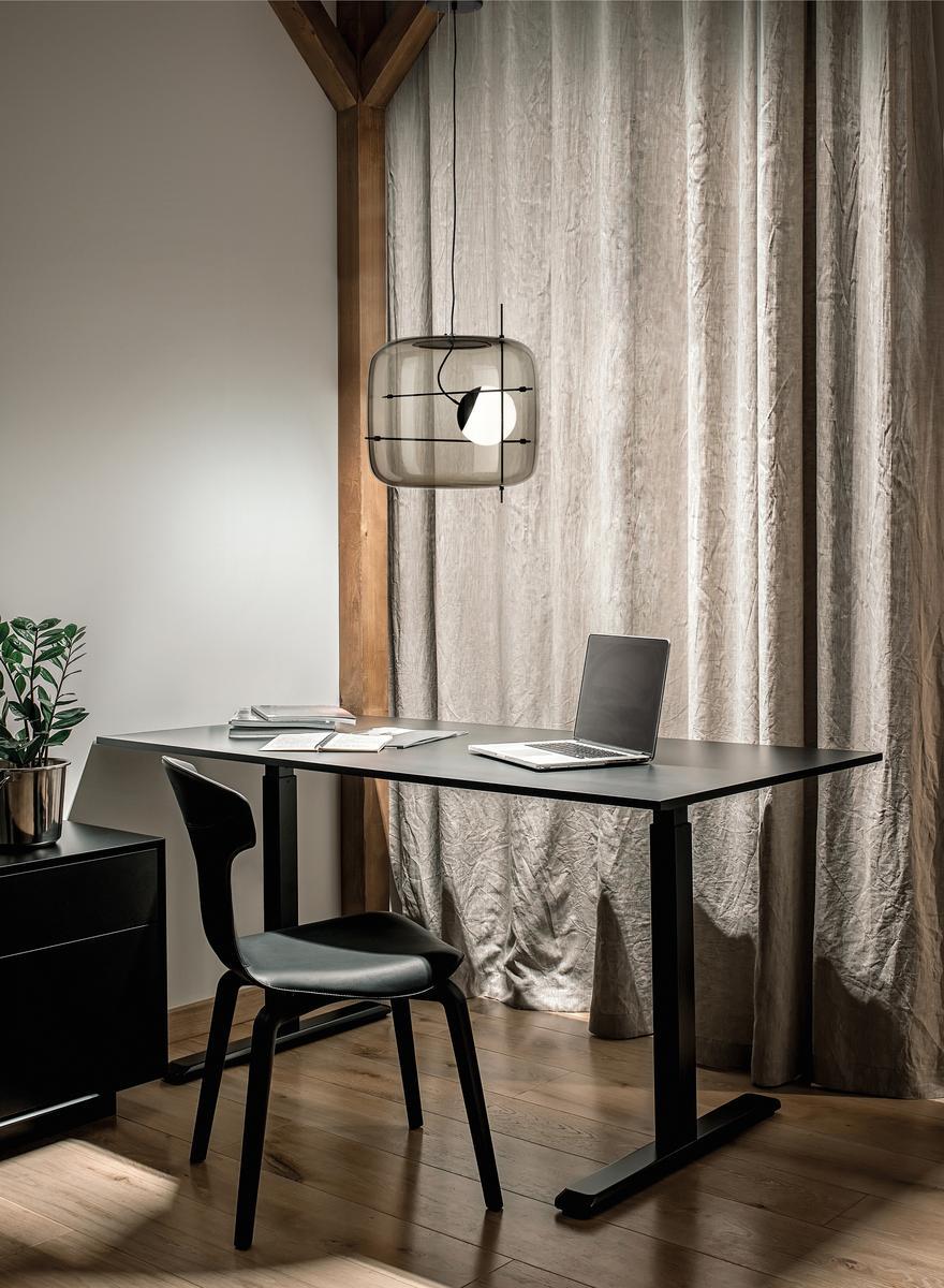 Plot Glass Pendant Light – Soft Diffused Glow with Modern Ventilated Design