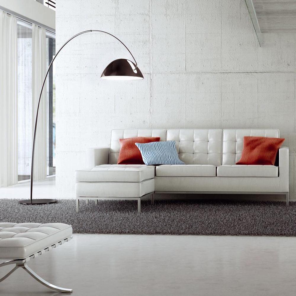 Verse Arc Floor Lamp – Sleek Adjustable Metal Lamp with Scandinavian Design