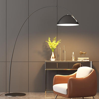 Verse Arc Floor Lamp – Sleek Adjustable Metal Lamp with Scandinavian Design