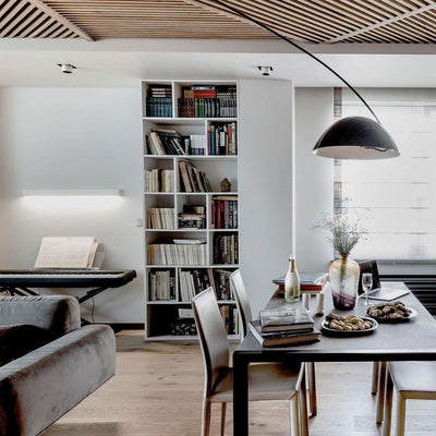Verse Arc Floor Lamp – Sleek Adjustable Metal Lamp with Scandinavian Design
