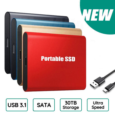 Portable SSD – Ultra-Fast Data Transfer with Shock Resistance and USB 3.1 Compatibility