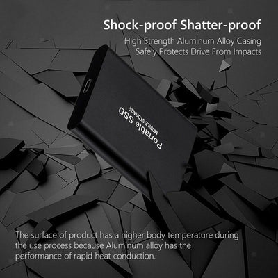 Portable SSD – Ultra-Fast Data Transfer with Shock Resistance and USB 3.1 Compatibility