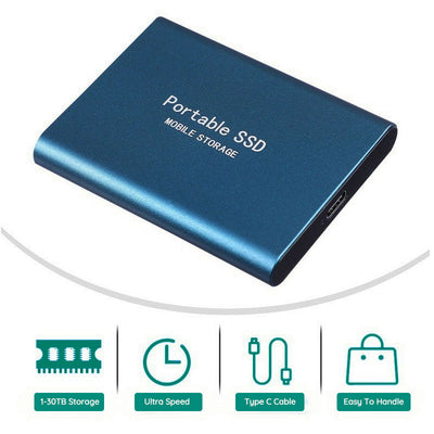 Portable SSD – Ultra-Fast Data Transfer with Shock Resistance and USB 3.1 Compatibility