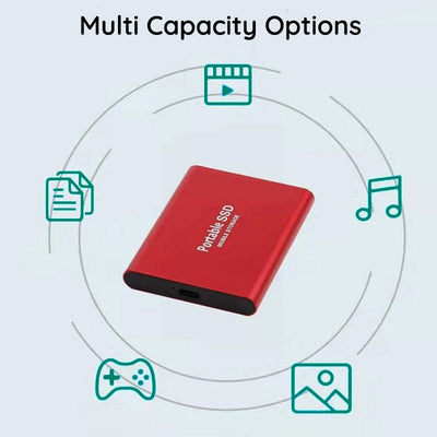 Portable SSD – Ultra-Fast Data Transfer with Shock Resistance and USB 3.1 Compatibility