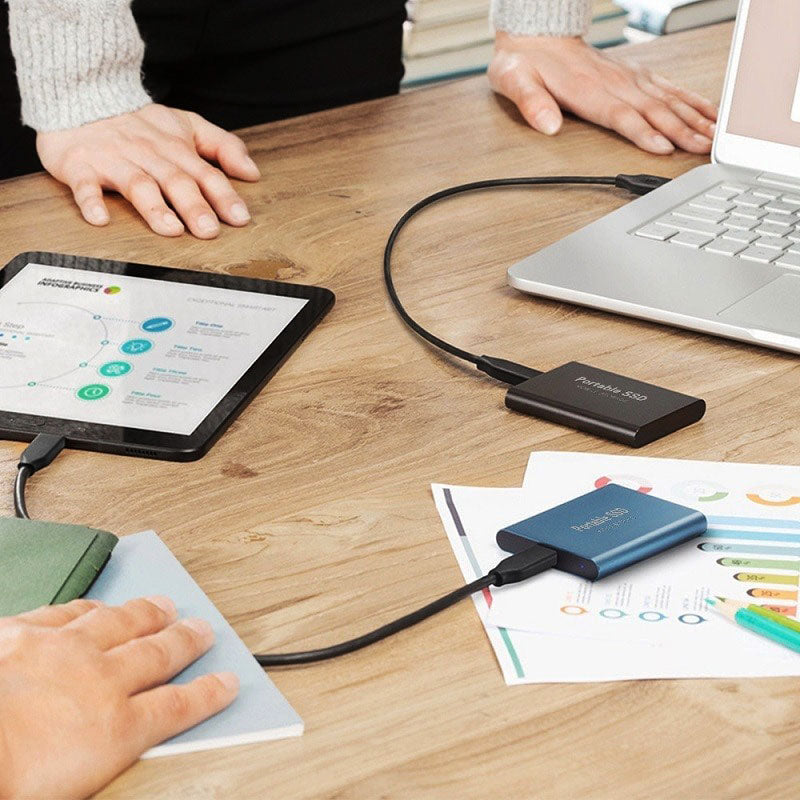 Portable SSD – Ultra-Fast Data Transfer with Shock Resistance and USB 3.1 Compatibility