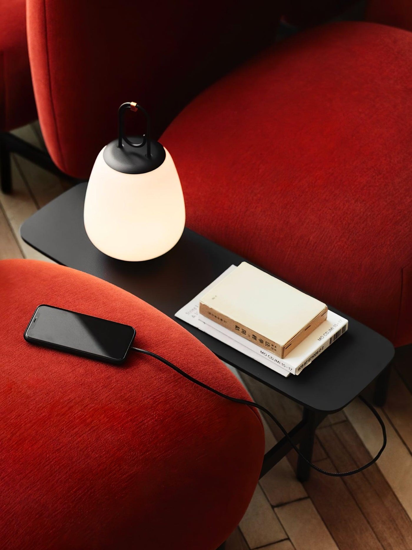 Portable Lantern Table Lamp – USB Rechargeable with Warm & Cool Light Modes