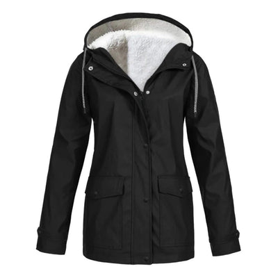 Fleece-Lined Waterproof Mara Jacket – Stylish and Functional for Winter