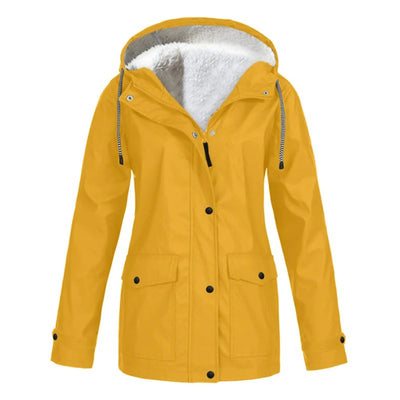 Fleece-Lined Waterproof Mara Jacket – Stylish and Functional for Winter