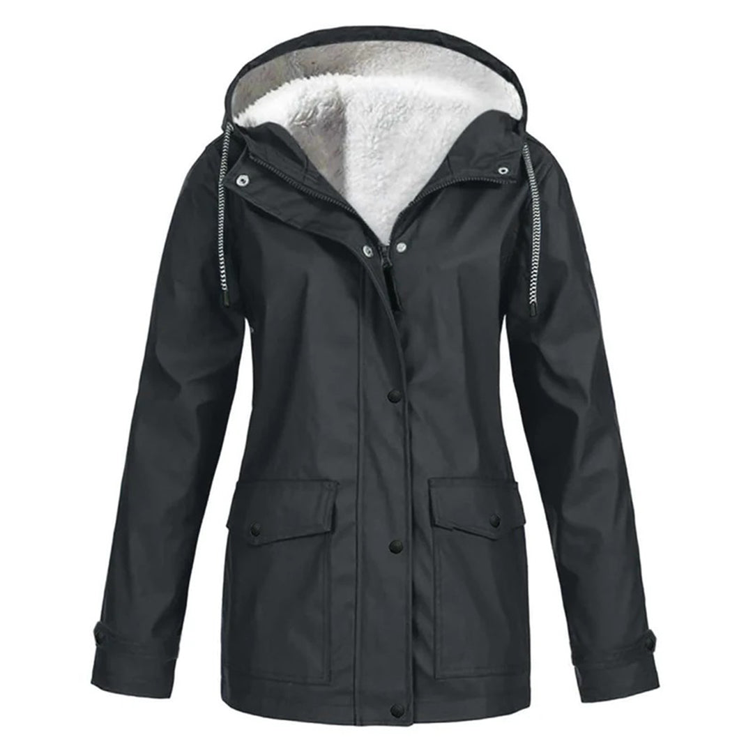 Fleece-Lined Waterproof Mara Jacket – Stylish and Functional for Winter