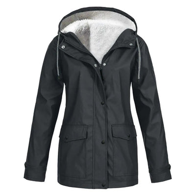 Fleece-Lined Waterproof Mara Jacket – Stylish and Functional for Winter
