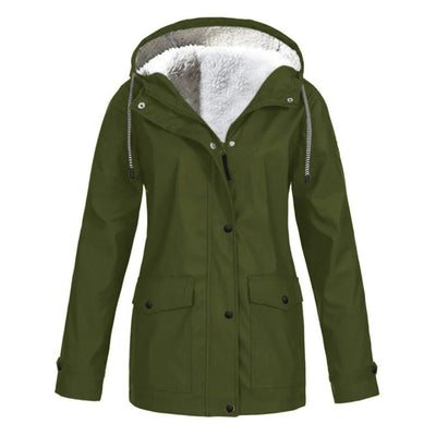 Fleece-Lined Waterproof Mara Jacket – Stylish and Functional for Winter