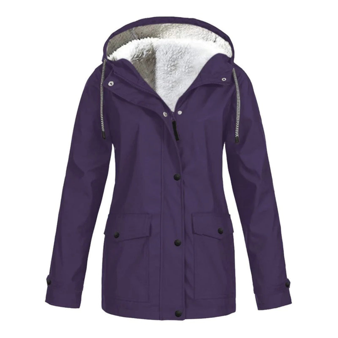 Fleece-Lined Waterproof Mara Jacket – Stylish and Functional for Winter