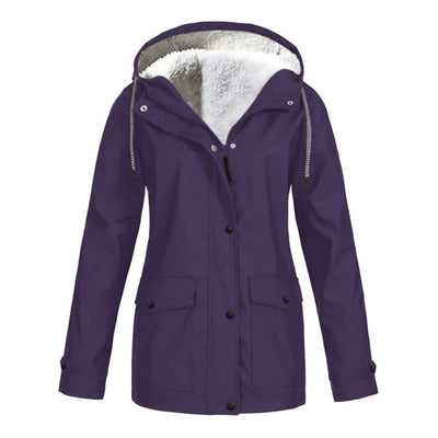 Fleece-Lined Waterproof Mara Jacket – Stylish and Functional for Winter