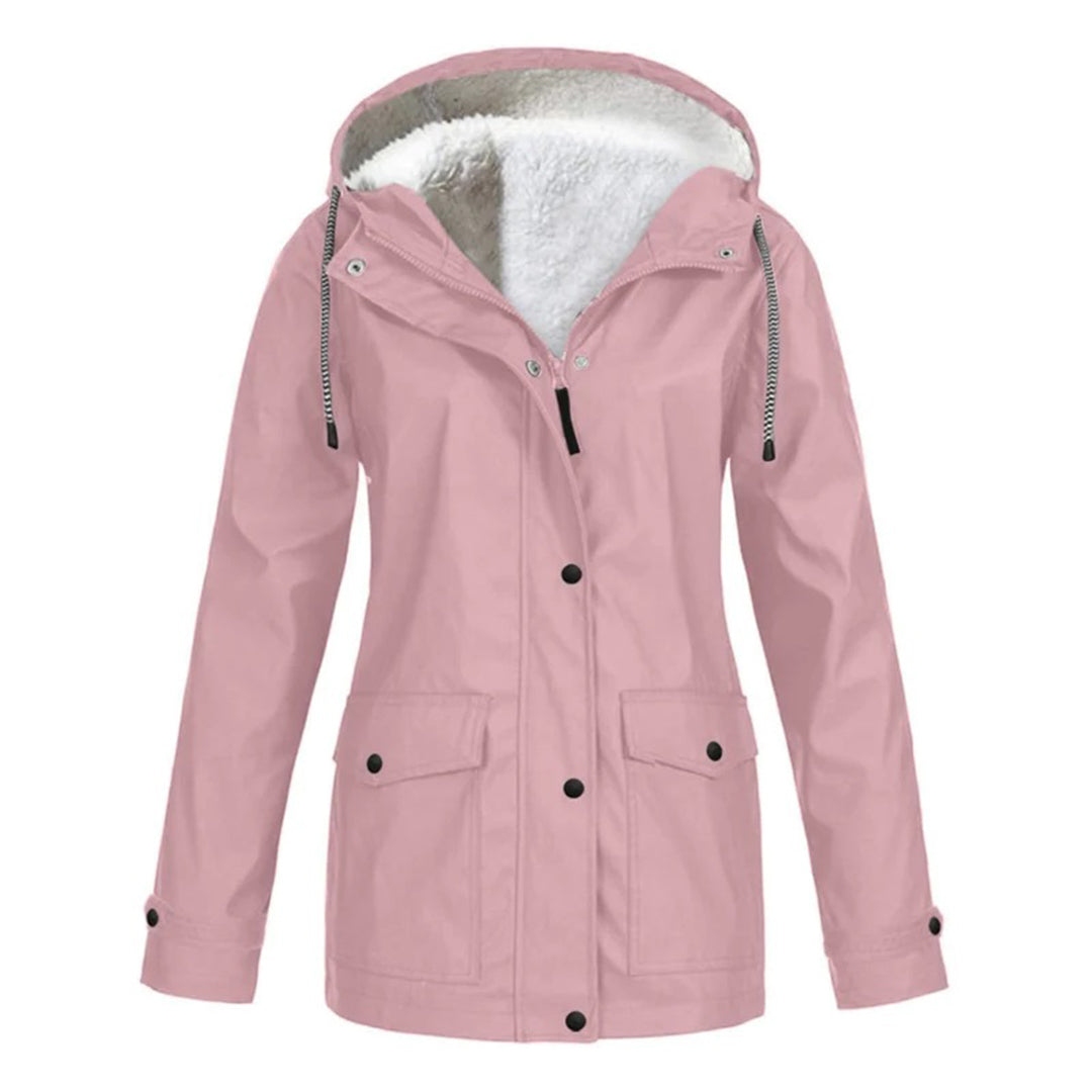 Fleece-Lined Waterproof Mara Jacket – Stylish and Functional for Winter