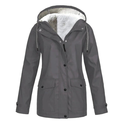 Fleece-Lined Waterproof Mara Jacket – Stylish and Functional for Winter