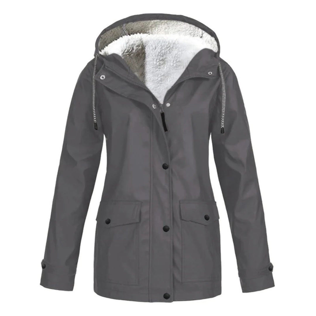 Fleece-Lined Waterproof Mara Jacket – Stylish and Functional for Winter