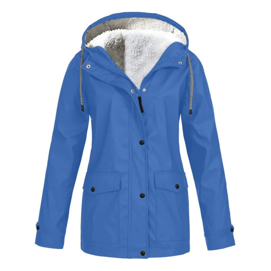 Fleece-Lined Waterproof Mara Jacket – Stylish and Functional for Winter