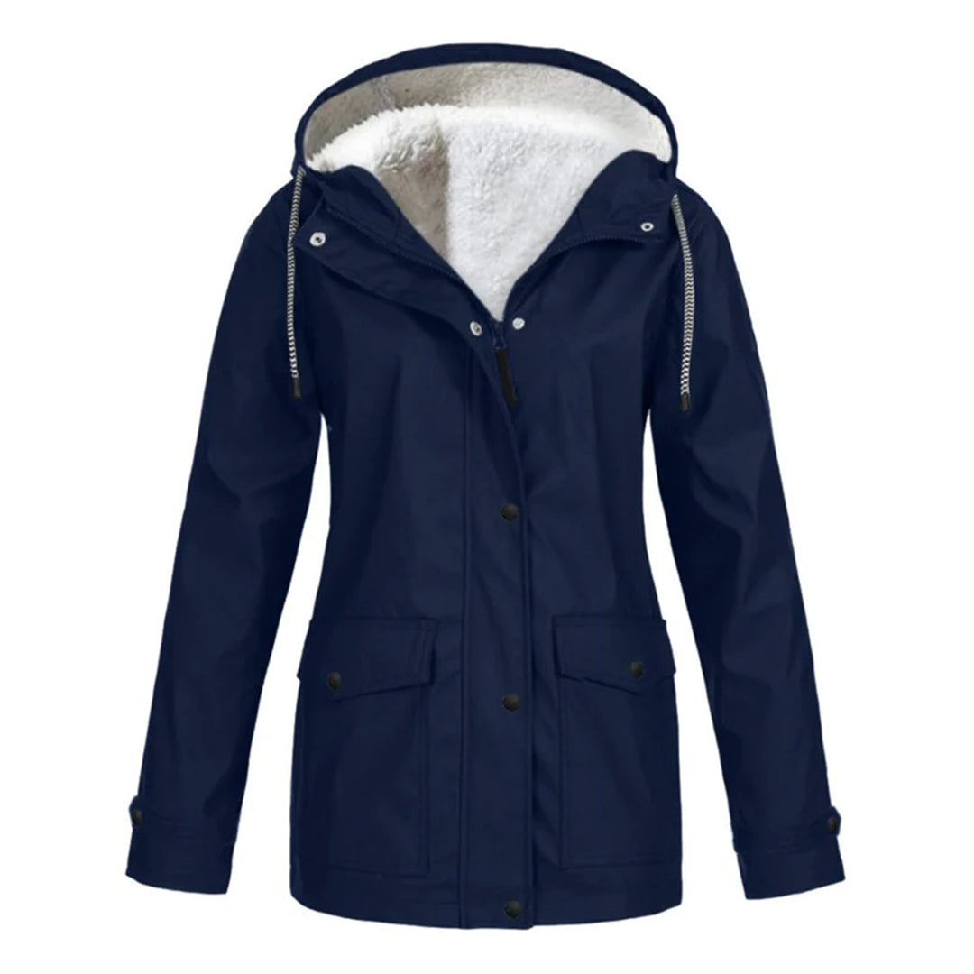 Fleece-Lined Waterproof Mara Jacket – Stylish and Functional for Winter