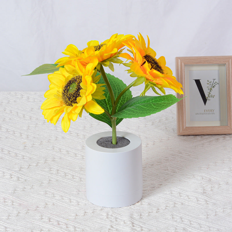 Luminous Sunflower Lamp – Nature-Inspired Glow for a Warm & Cheerful Ambience