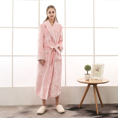 Quinna Long Robe – Luxurious Softness & Elegant Comfort