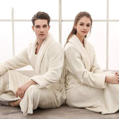 Quinna Long Robe – Luxurious Softness & Elegant Comfort