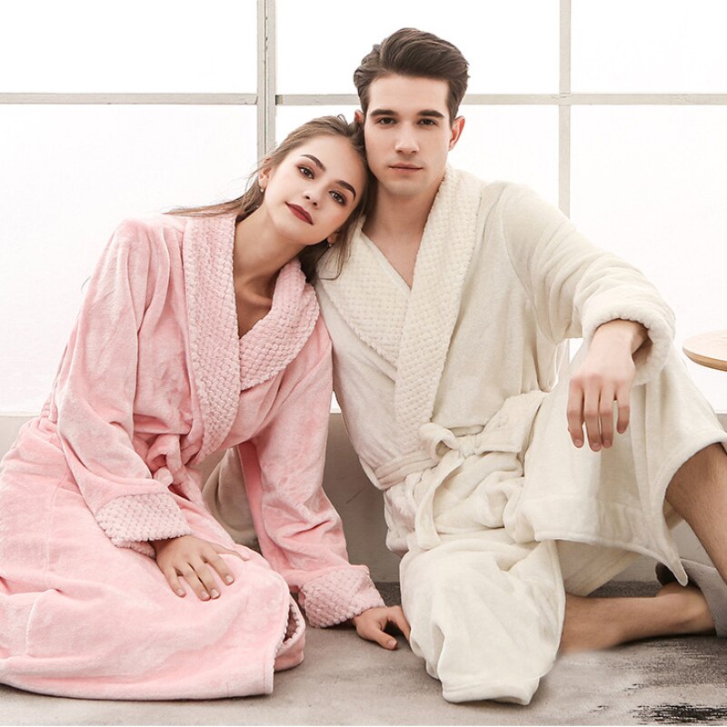 Quinna Long Robe – Luxurious Softness & Elegant Comfort