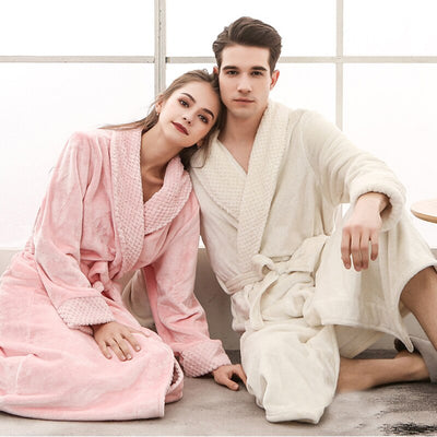 Quinna Long Robe – Luxurious Softness & Elegant Comfort