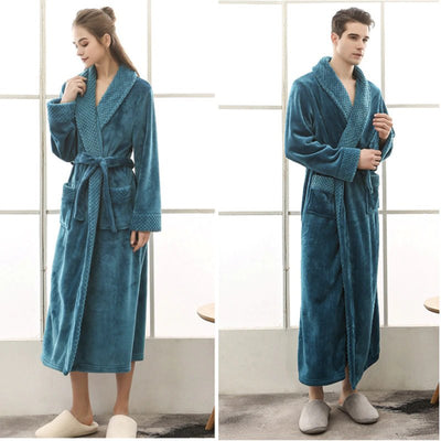 Quinna Long Robe – Luxurious Softness & Elegant Comfort