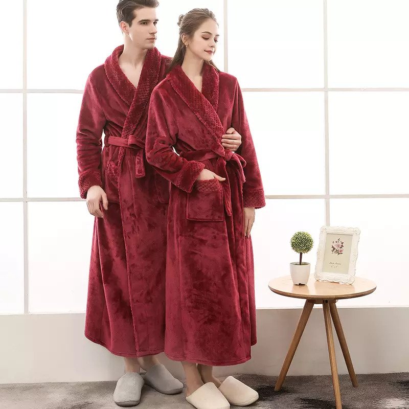 Quinna Long Robe – Luxurious Softness & Elegant Comfort