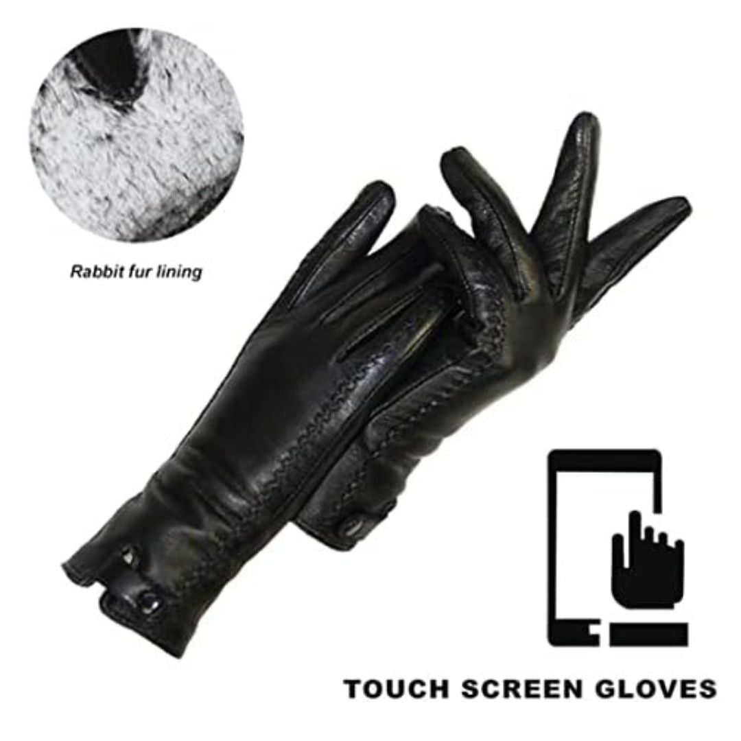 Amaya Leather Gloves – Vintage Elegance and Modern Warmth
