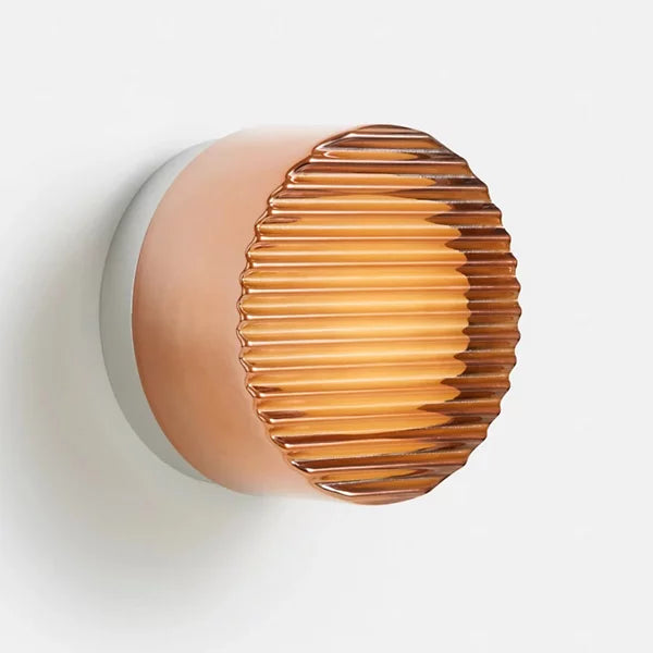 Modern Round LED Wall Light – Sleek Frosted Glass Design for Soft Ambience