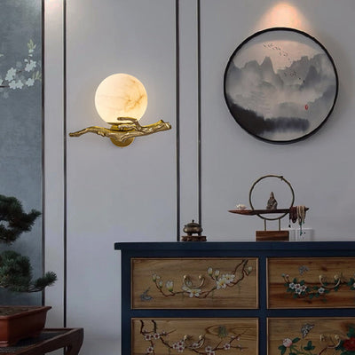 Modern Marble Wall Light – Elegant LED Lighting for a Sophisticated Interior