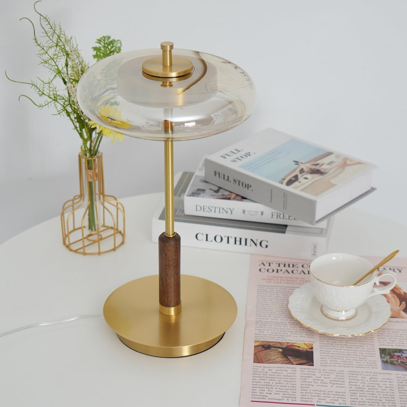 Ronaldo Table Lamp – Modern Elegance with Soft LED Illumination