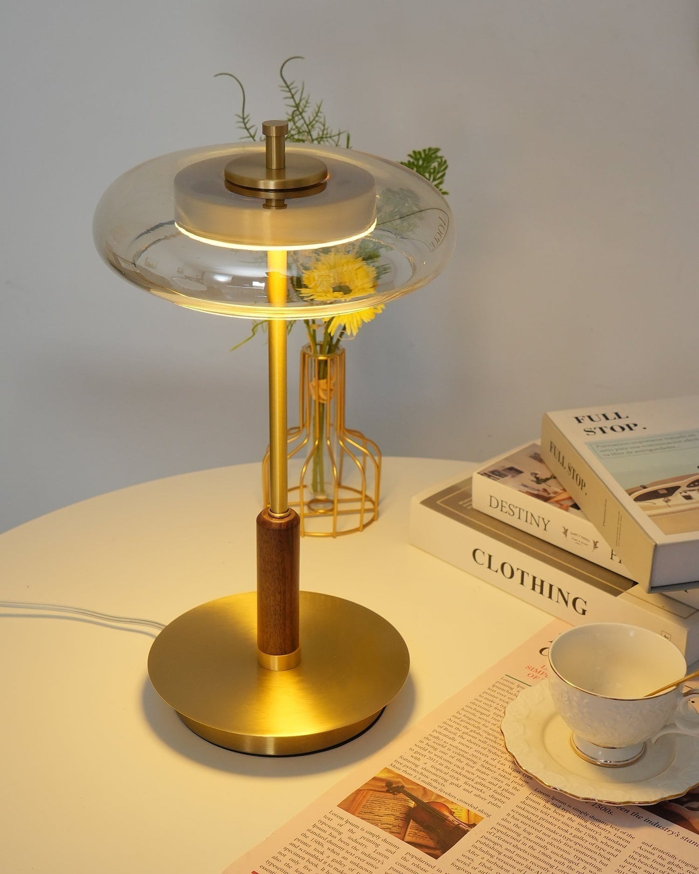 Ronaldo Table Lamp – Modern Elegance with Soft LED Illumination
