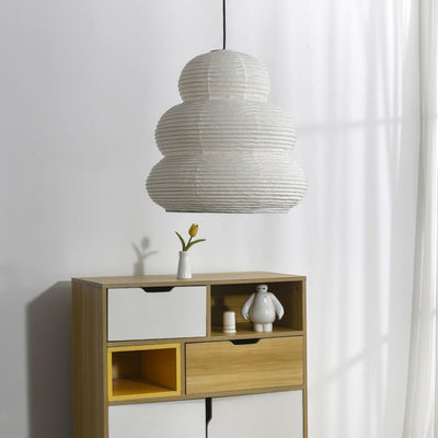 Rice Paper Pendant Light – Soft, Diffused Glow with Natural Elegance